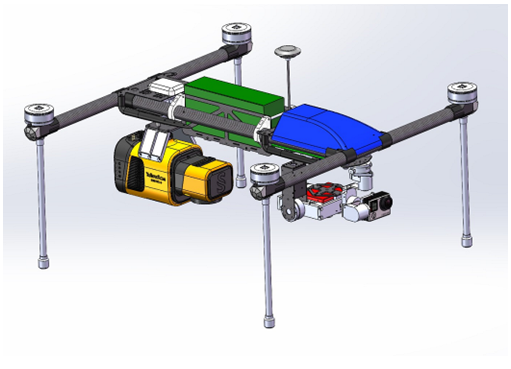 Ecodrone? UAS-4 Pro輕便型一體式多光譜-激光雷達(dá)遙感系統(tǒng)